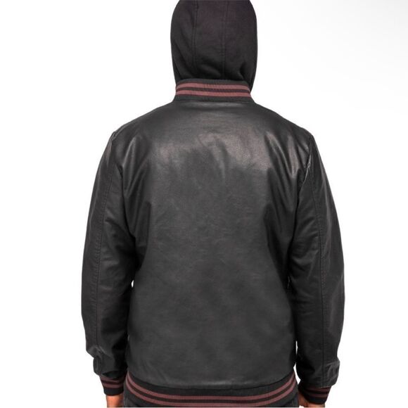 X-Ray Ring of Fire PU varsity jacket - Picture 5 of 9